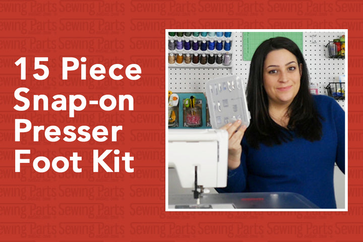 15 Piece Snap-on Presser Foot Kit