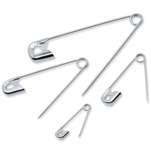 100pk Assorted Safety Pins (Sizes 0-3), Dritz image # 88031
