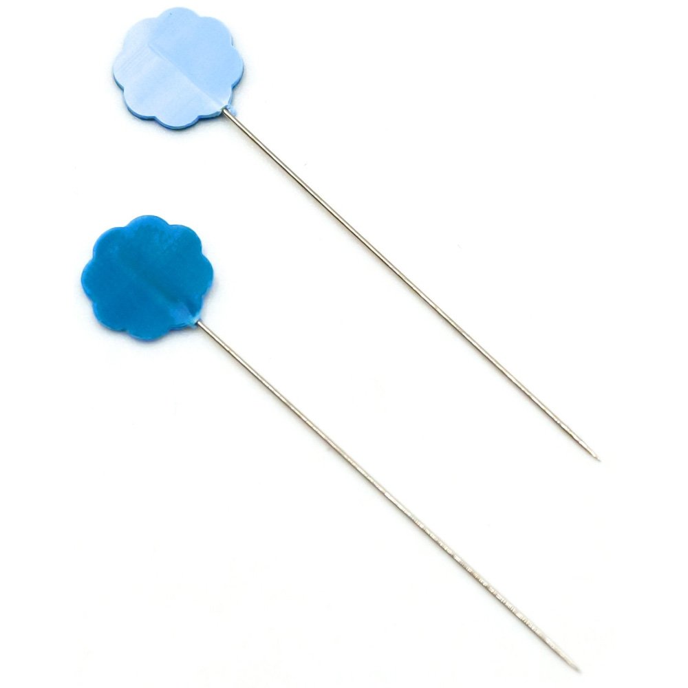 Fine Fabric Flower Head Pins, Clover image # 86616