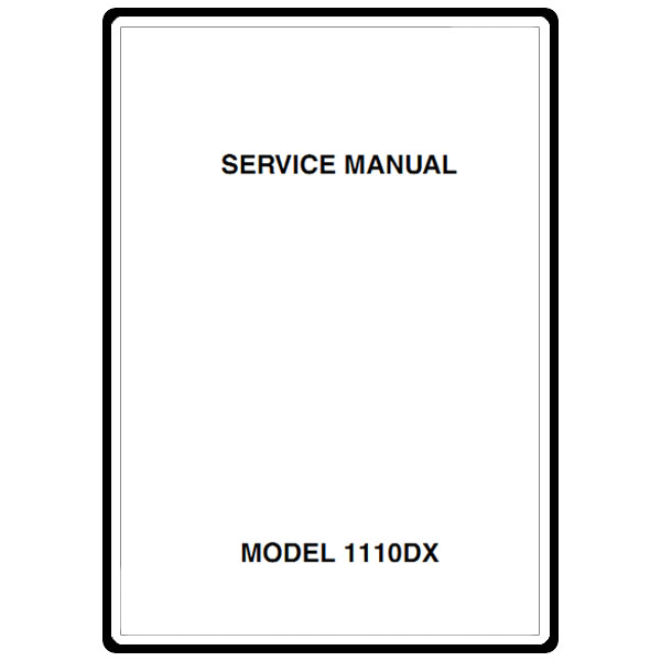 Service Manual, Janome 1110DX image # 22242