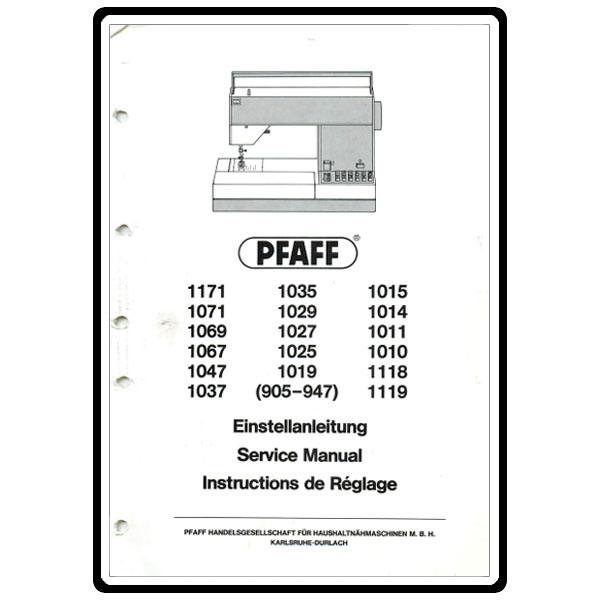 Service Manual, Pfaff 1118 image # 4153