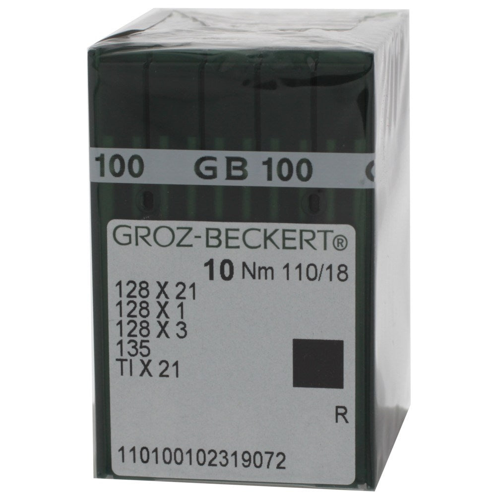 Groz-Beckert Needles, Size 18, (100pk) Singer #128x3-18 image # 53134