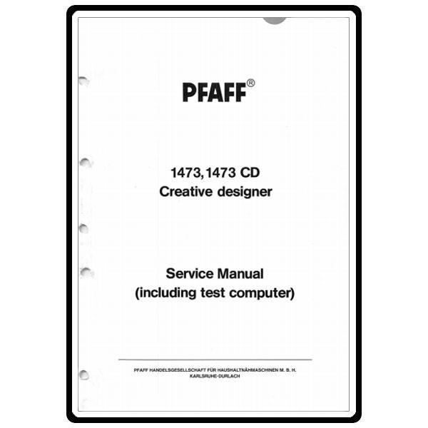 Service Manual, Pfaff 1473 image # 4243