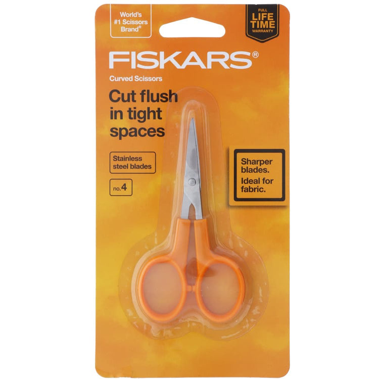 Fiskars 4" Curved Detail Scissors image # 93346