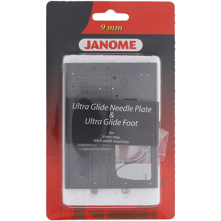 Ultraglide Needle Plate and Foot Set, Janome image # 78637