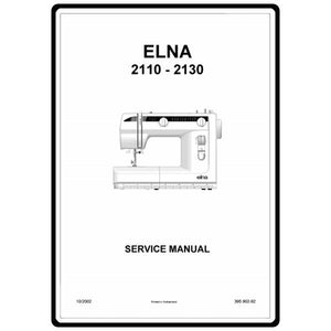 Service Manual, Elna 2110 image # 3834