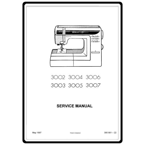 Service Manual, Elna 3005 image # 3857