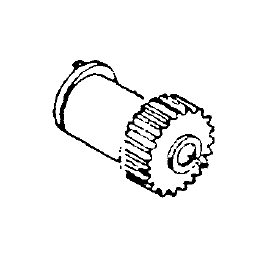 Feed Drive Shaft Gear, Singer #312902 image # 7385