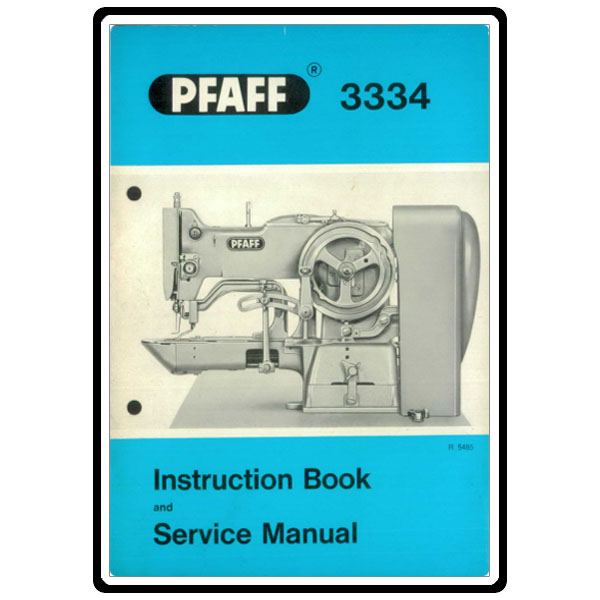 Service Manual, Pfaff 3334 image # 4614