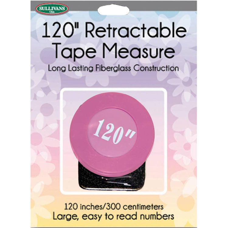 120 inches Retractable Tape Measure, Sassy Notions image # 27934