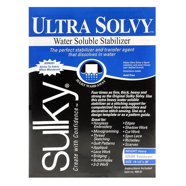 Sulky Ultra Solvy Stabilizer, 1yd x 19-1/2" image # 32377