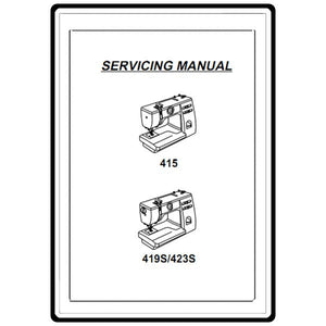 Service Manual, Janome 419S image # 4897
