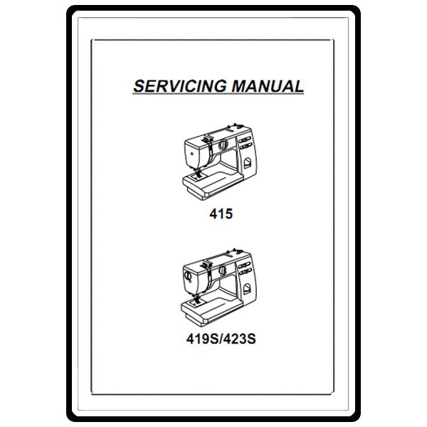 Service Manual, Janome 423S image # 4909