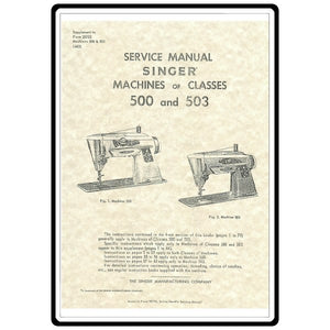 Service Manual, Singer 503 Slant-O-Matic image # 22283