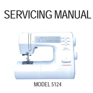 Service Manual, Janome Decor Excel Pro 5124 image # 22246