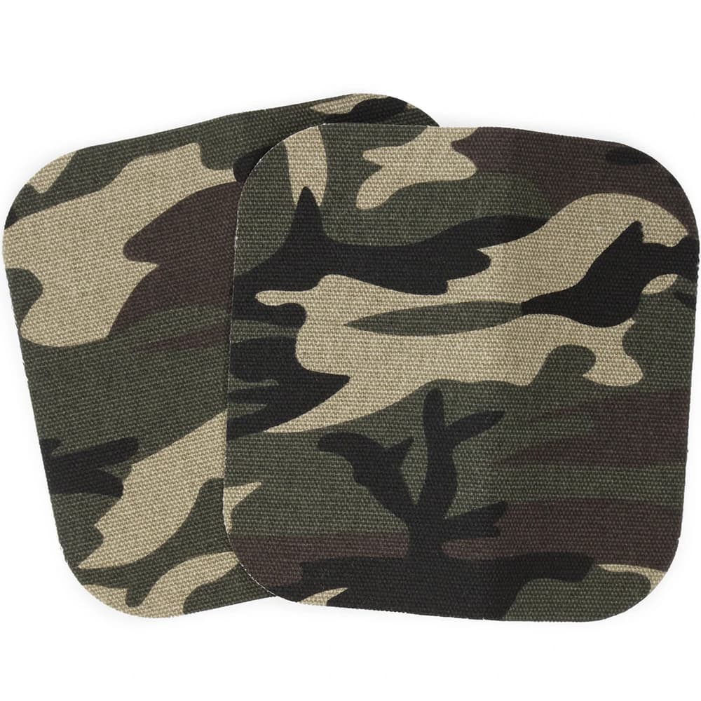 Camouflage Iron-On Patches, Green (2ct), Dritz image # 91819