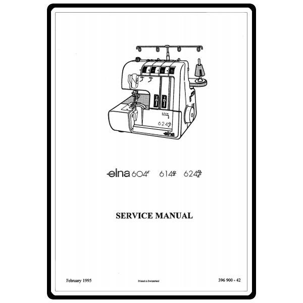 Service Manual, Elna 624DSE image # 13597