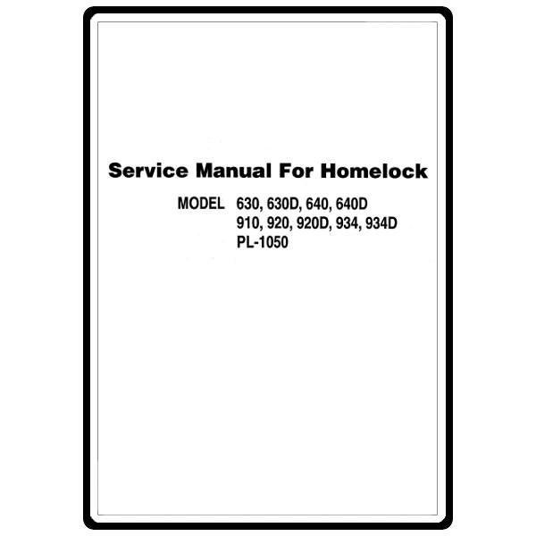 Service Manual, Brother 630 image # 5142
