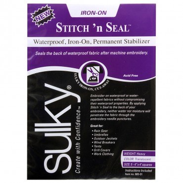 Sulky Stitch'n Seal, 4" x 4" Squares (5) image # 29754