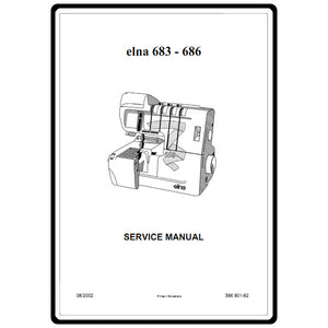 Service Manual, Elna 684 image # 3818