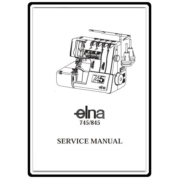Service Manual, Elna 745 image # 3908
