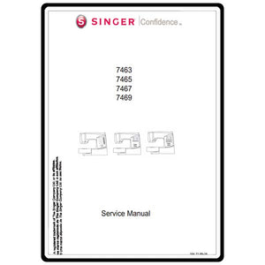 Service Manual, Singer 7463 image # 14334
