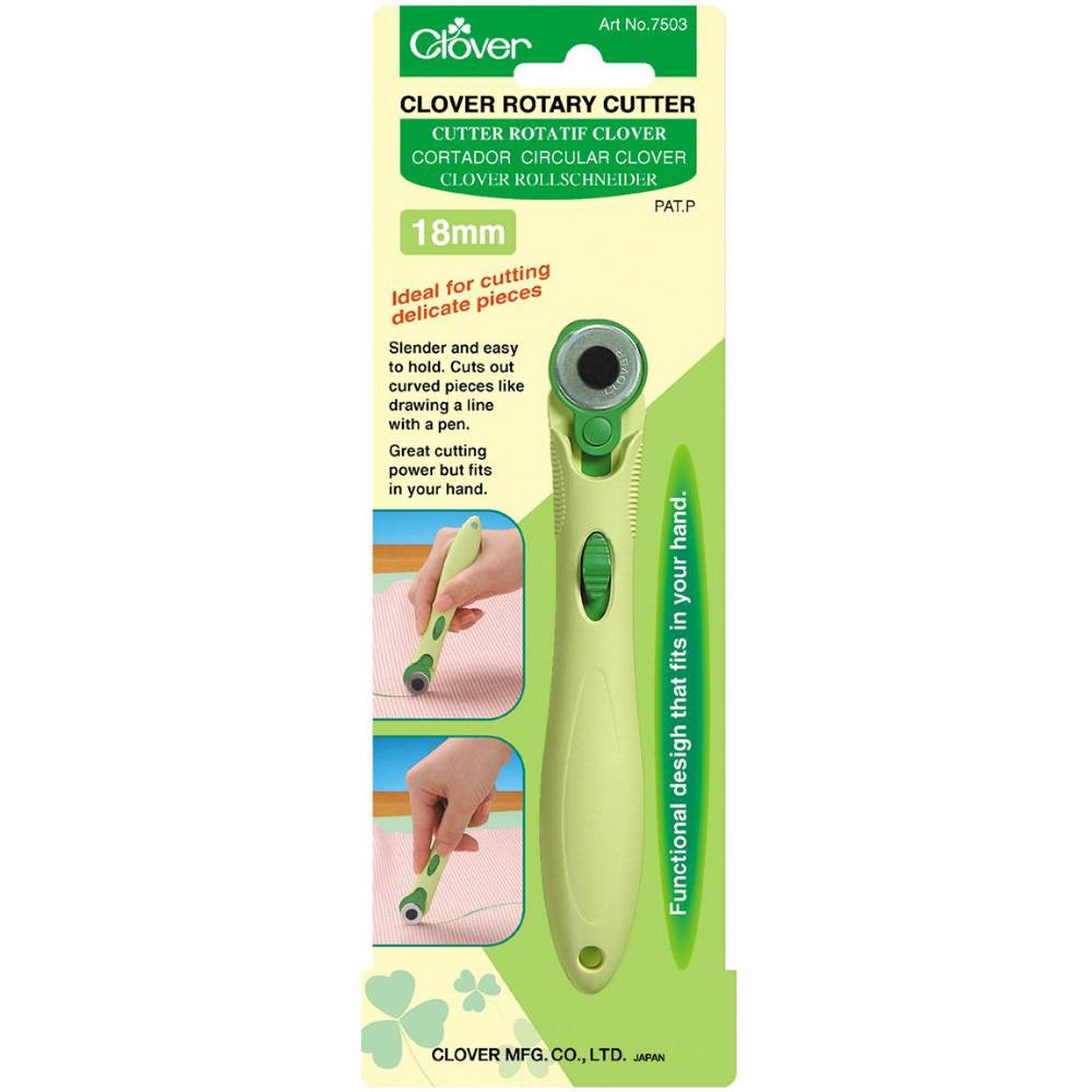 18mm Softgrip Rotary Cutter, Clover image # 87196