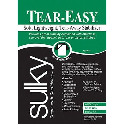 Sulky Tear-Easy Stabilizer, 20" x 1yd image # 29766