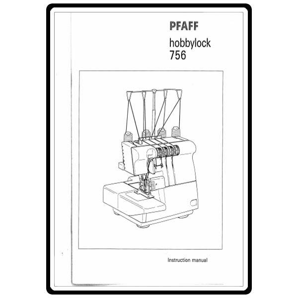 Service Manual, Pfaff 756 image # 5317