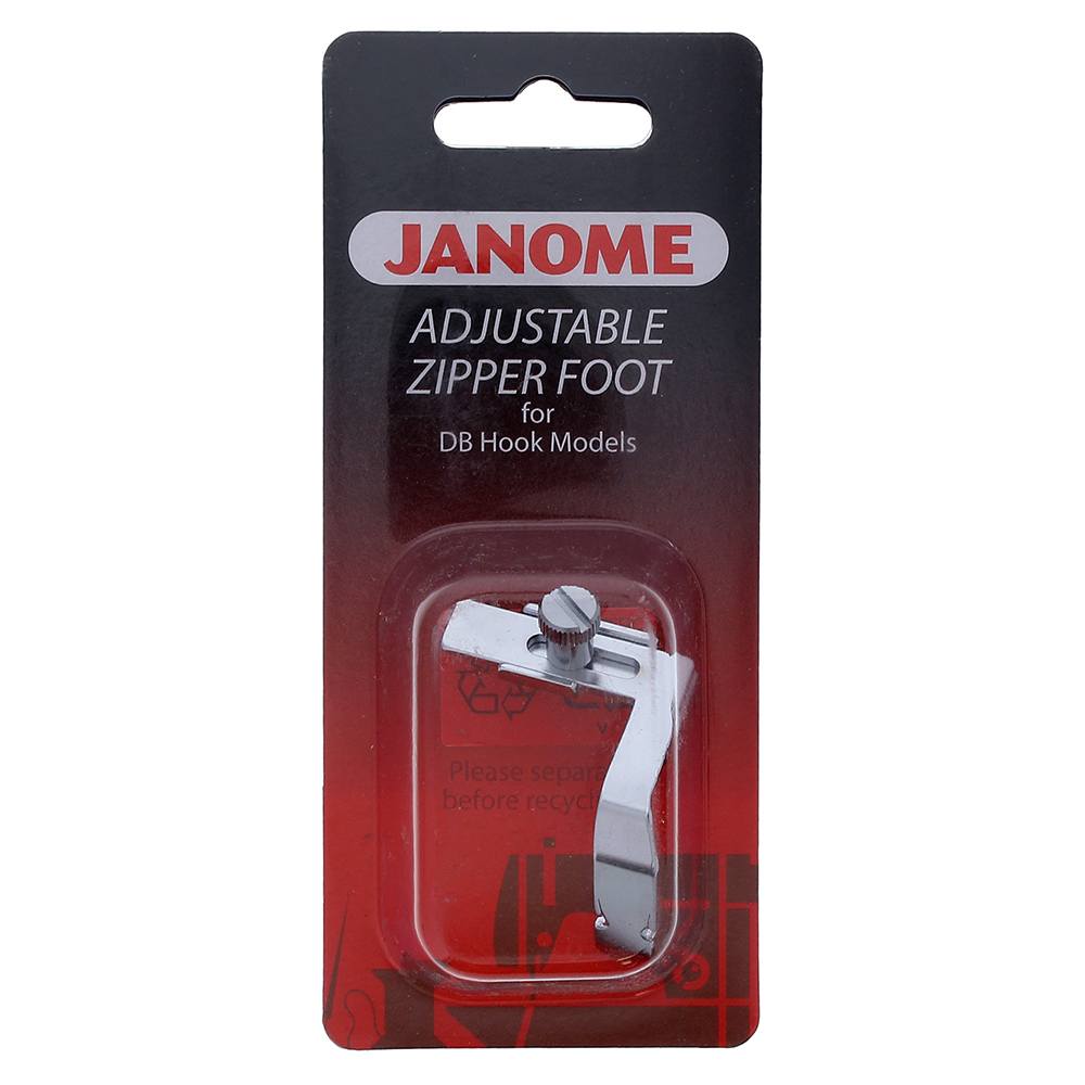 Adjustable Zipper Foot, Janome #767408011 image # 70923