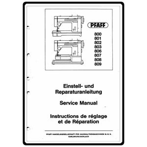 Service Manual, Pfaff 808 image # 5416
