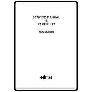 Service Manual, Elna 8300 image # 3895