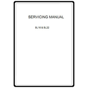 Service Manual, Babylock BL16 Denim Pro image # 5760
