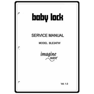 Service Manual, Babylock BLE3ATW Imagine Wave image # 22223