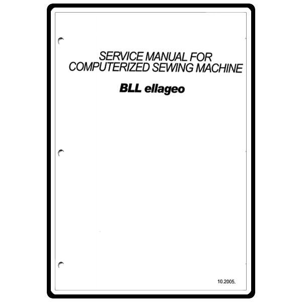 Service Manual, Babylock BLL Ellageo image # 22225