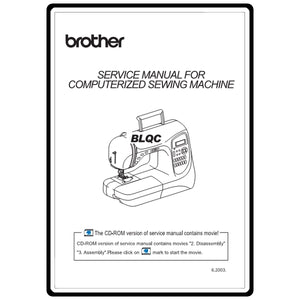 Service Manual, Brother BLQC image # 5806
