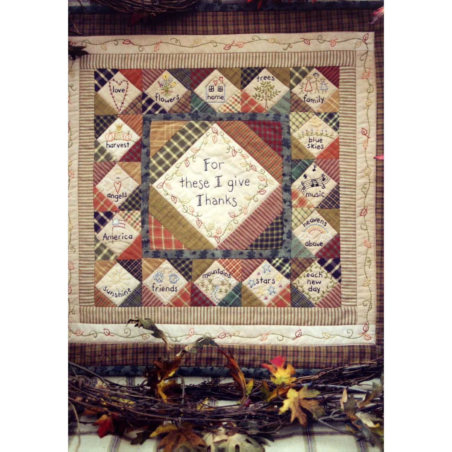 Thanksgiving Wall Quilt Pattern, Barri Sue Gaudet image # 35378
