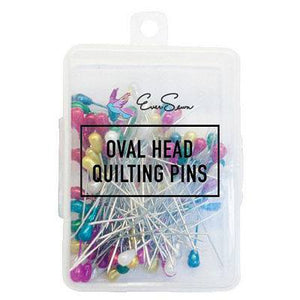 100pk Oval Head Quilting Pins (2.16"), EverSewn image # 25429
