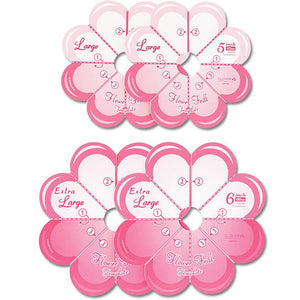 Flower Frill Template, Large & X-Large, Clover image # 86734