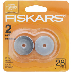 Fiskars 28mm Rotary Blades (2pk) image # 93380