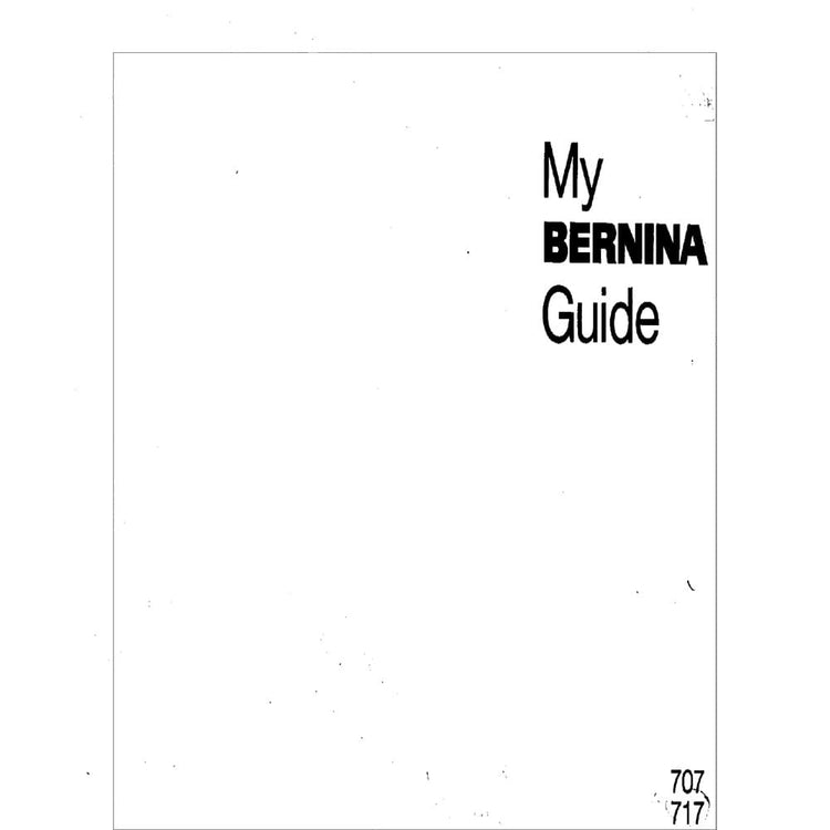 Bernina 707 Instruction Manual image # 114909