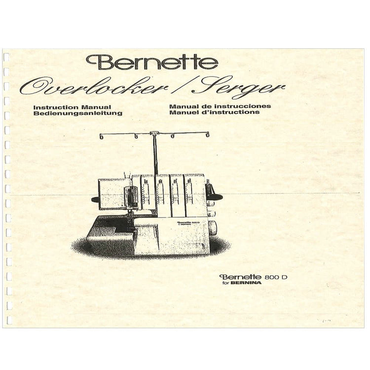 Bernette 800D Instruction Manual image # 115245