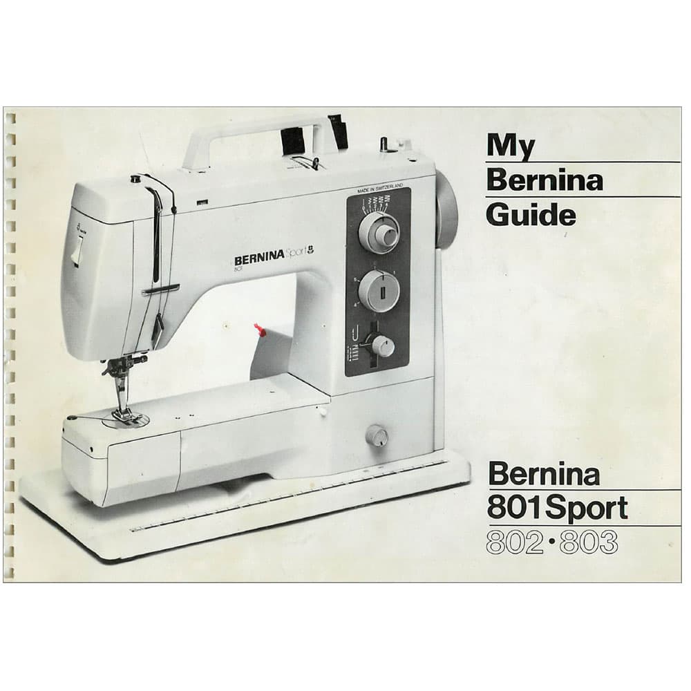 Bernina 802 Sport Instruction Manual image # 114951