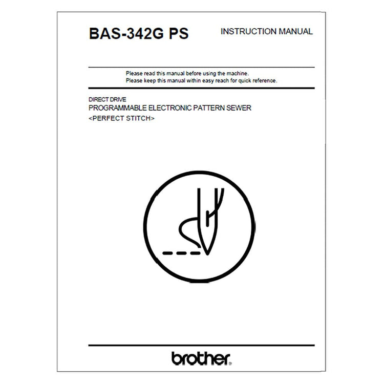 Brother BAS-342G PS Instruction Manual image # 116657