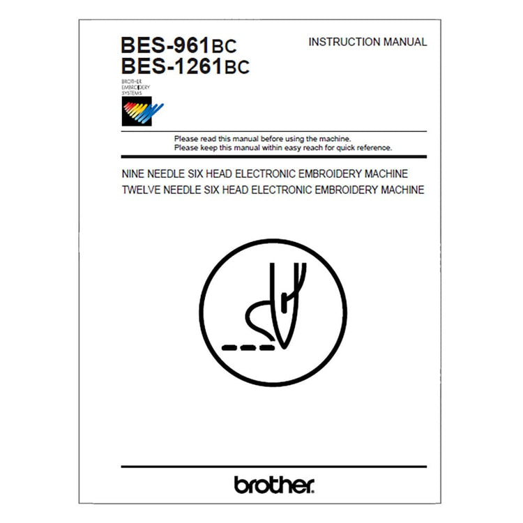 Brother BES-961BC Instruction Manual image # 117021