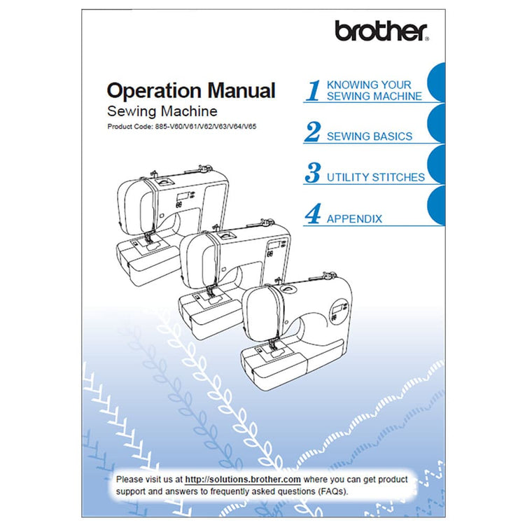 Brother CE1100PRW Instruction Manual image # 115531