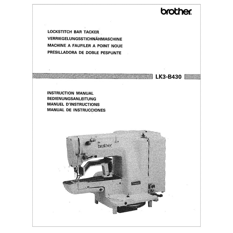 Brother Lockstitch LK3-B430 Instruction Manual image # 117482