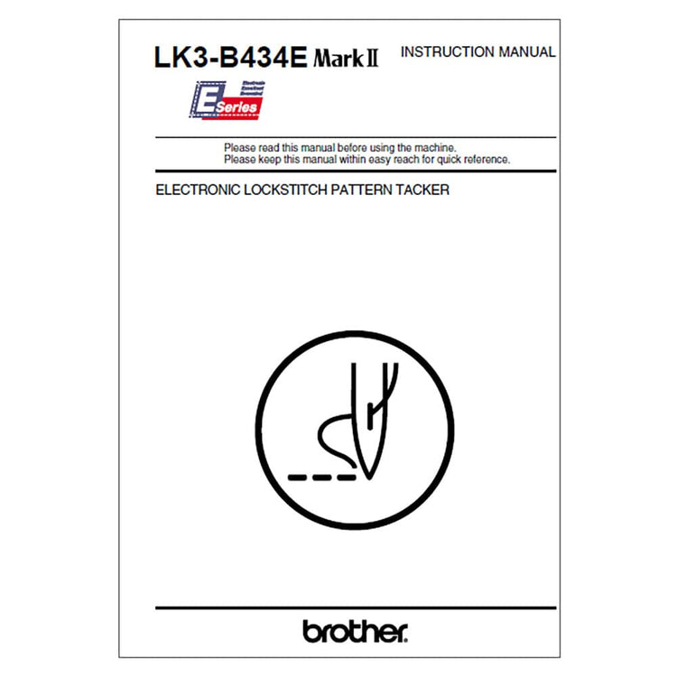 Brother LK3-B434E Mark II Instruction Manual image # 115271