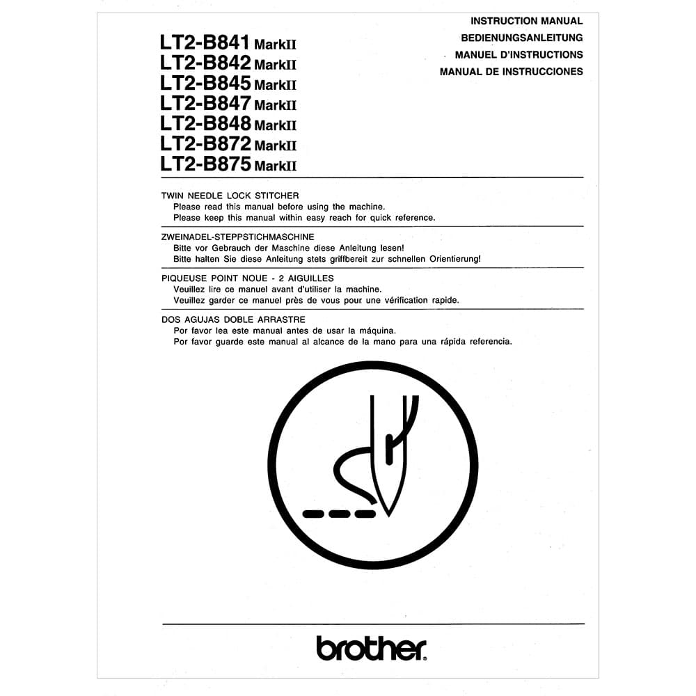 Brother LT2-B845 Mark II Instruction Manual image # 117491