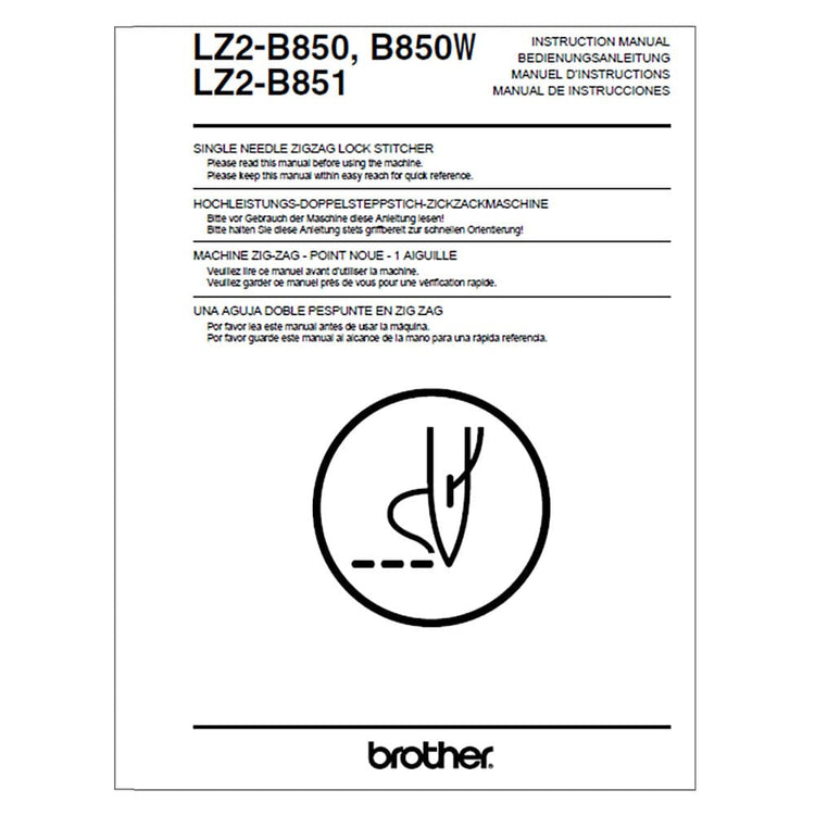 Brother LZ2-B850W Instruction Manual image # 117516